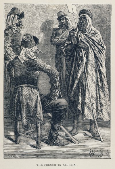 Die Franzosen in Algerien, graviert von P. Louis, aus 